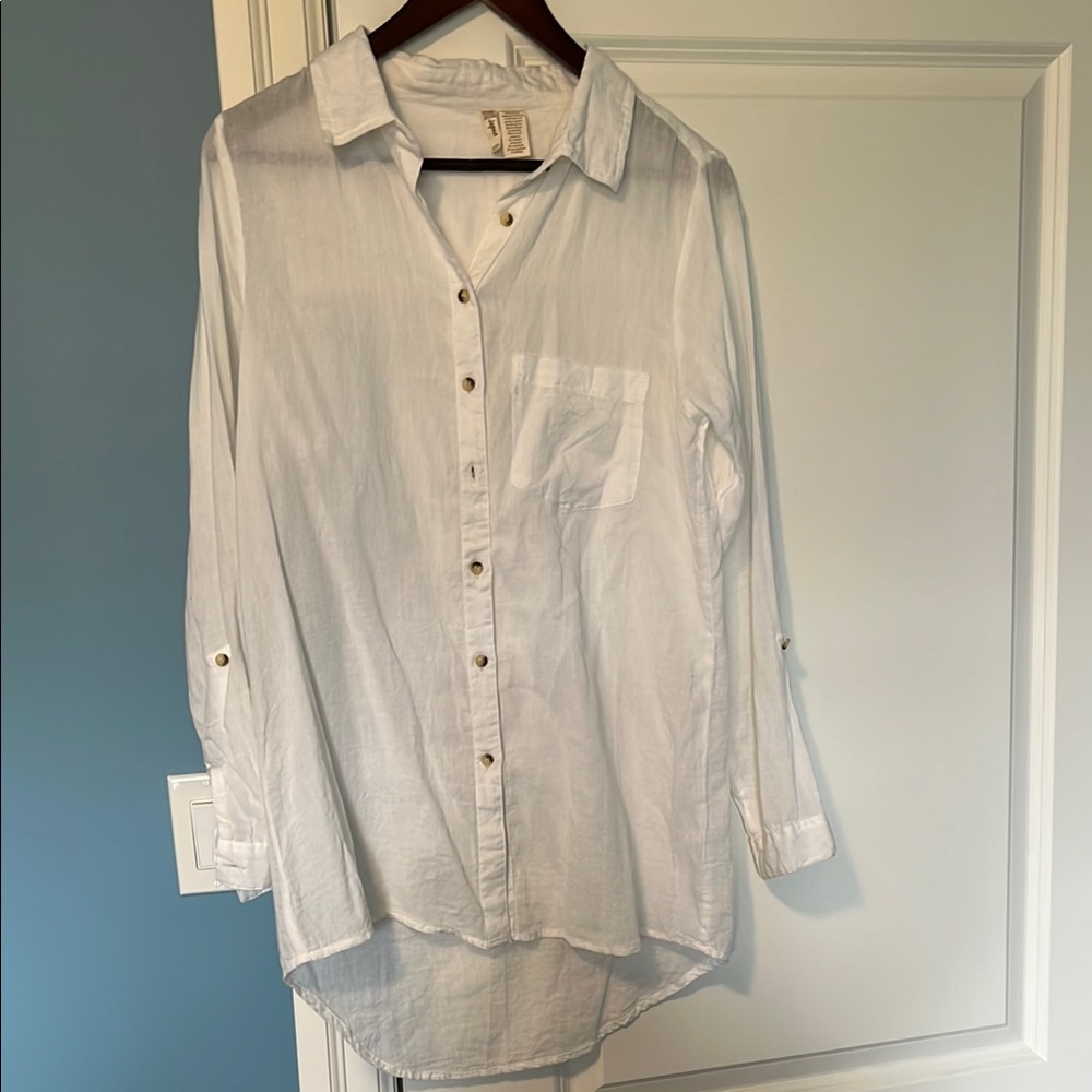 White Button-Up Shirt